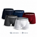 CoolBamboo™ – Pack de 4 Boxers de Tela de Bambú